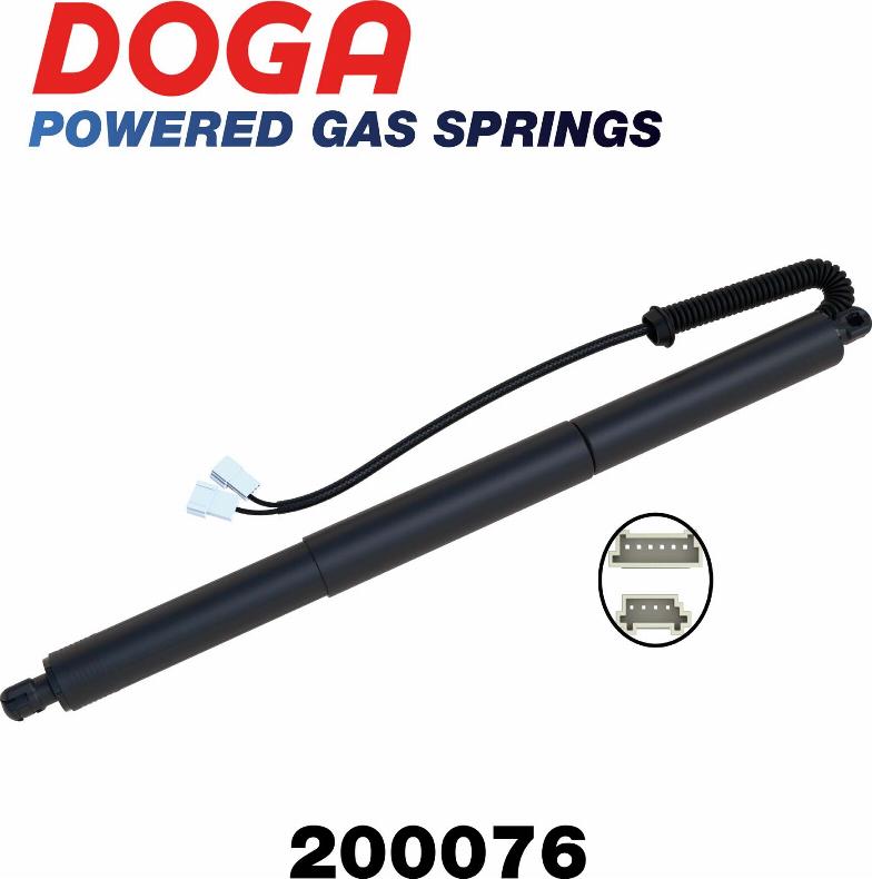 DOGA 200076 - Електромотор, задні двері autozip.com.ua