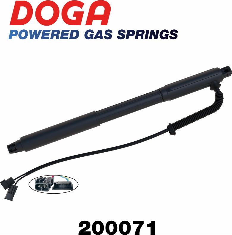DOGA 200071 - Електромотор, задні двері autozip.com.ua