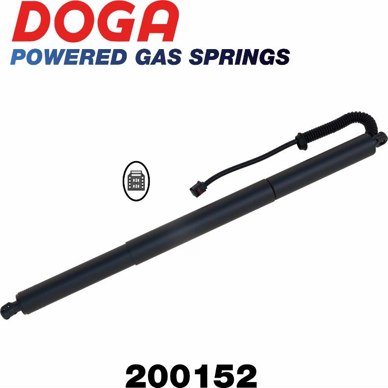 DOGA 200152 - Електромотор, задні двері autozip.com.ua