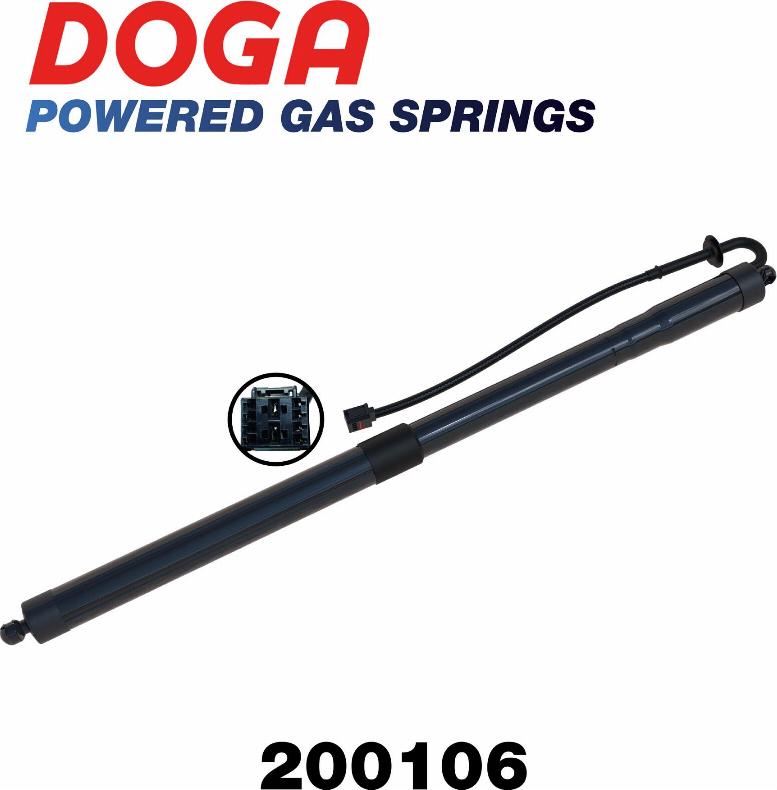 DOGA 200106 - Електромотор, задні двері autozip.com.ua