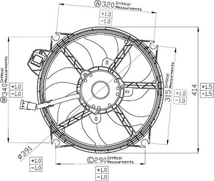 DOGA ERE103 - Вентилятор, охолодження двигуна autozip.com.ua