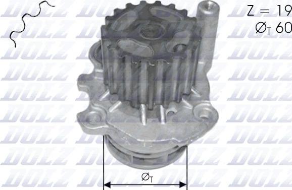 DOLZ A196 - Водяний насос autozip.com.ua