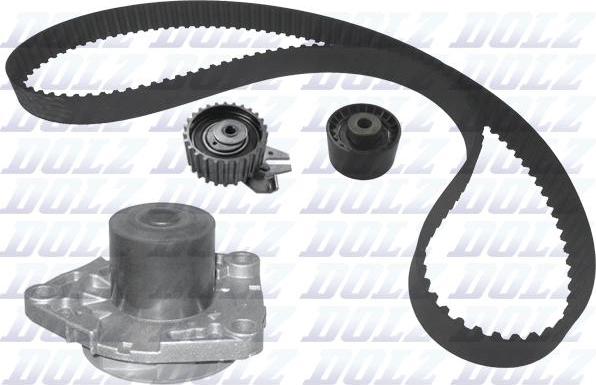 DOLZ KD084 - Водяний насос + комплект зубчатого ременя autozip.com.ua