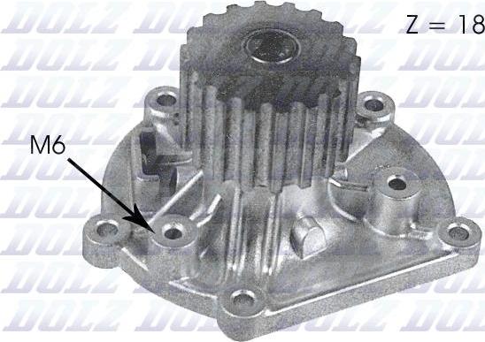 DOLZ M149 - Водяний насос autozip.com.ua