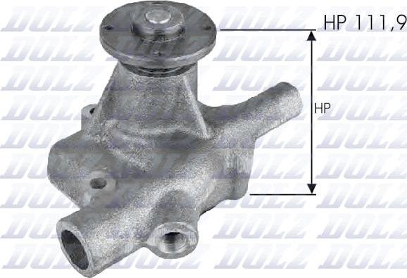 DOLZ N127 - Водяний насос autozip.com.ua