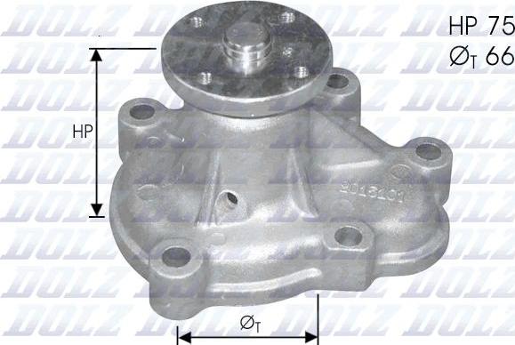 DOLZ O133 - Водяний насос autozip.com.ua