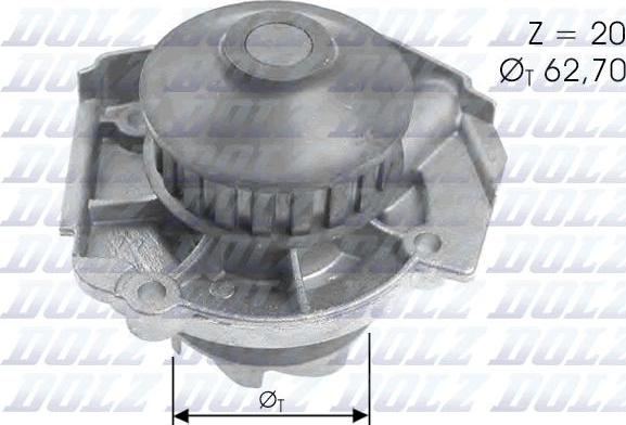 DOLZ S361 - Водяний насос autozip.com.ua