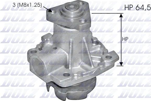 DOLZ S248 - Водяний насос autozip.com.ua