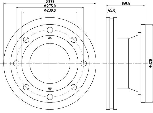 DON CVD586 - Гальмівний диск autozip.com.ua