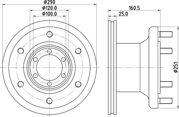 Optimal BS-7708C - Гальмівний диск autozip.com.ua