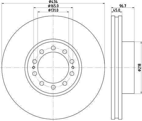 FA1 DSX1075.20 - Гальмівний диск autozip.com.ua