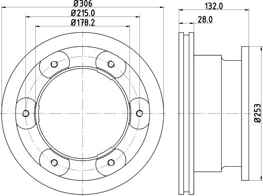 Triscan S2333C - Гальмівний диск autozip.com.ua
