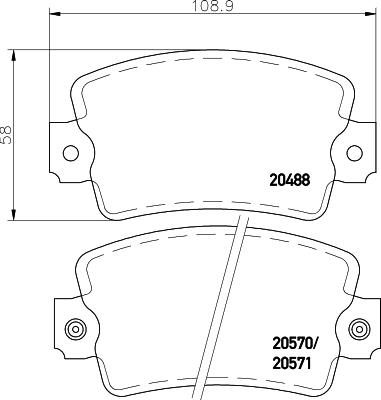 DON CVP045 - Гальмівні колодки, дискові гальма autozip.com.ua