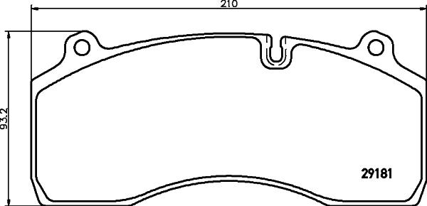 DON CVP102K - Гальмівні колодки, дискові гальма autozip.com.ua