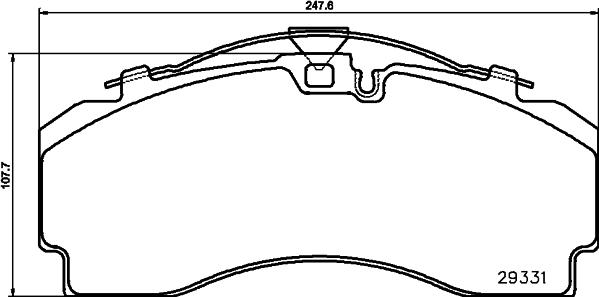 DON CVP136K - Гальмівні колодки, дискові гальма autozip.com.ua