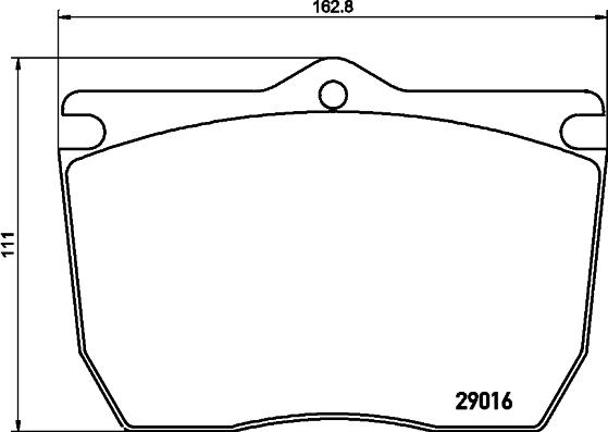 DON CVP124 - Гальмівні колодки, дискові гальма autozip.com.ua