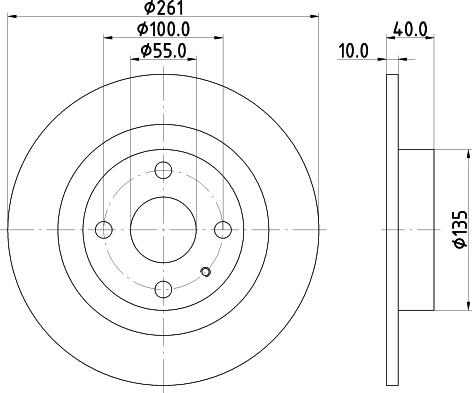 DON PCD14492 - Гальмівний диск autozip.com.ua