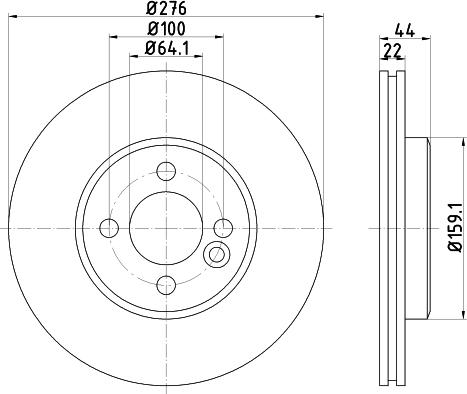 DON PCD14672 - Гальмівний диск autozip.com.ua