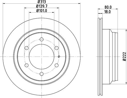 DON PCD14862 - Гальмівний диск autozip.com.ua