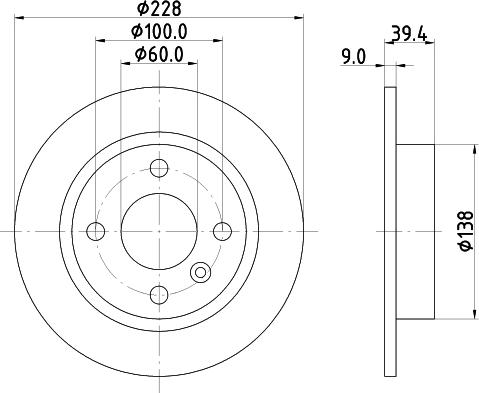 DON PCD15842 - Гальмівний диск autozip.com.ua