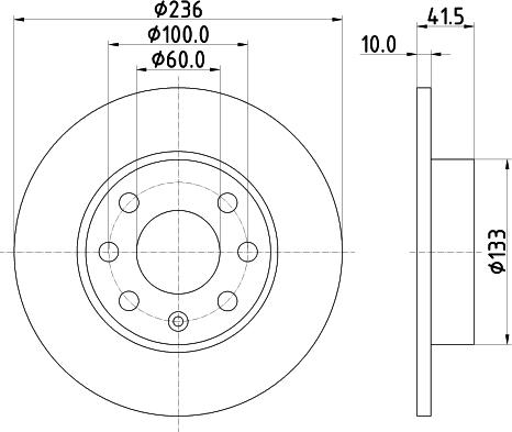 DON PCD15342 - Гальмівний диск autozip.com.ua