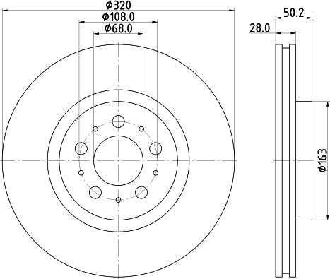 DON PCD16192 - Гальмівний диск autozip.com.ua