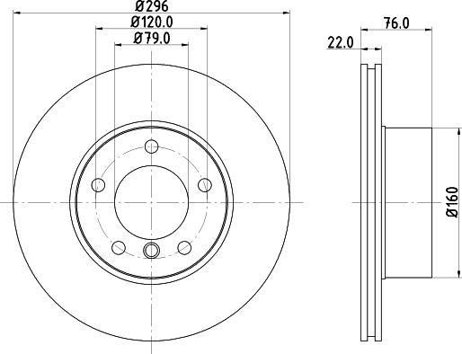 DON PCD10922 - Гальмівний диск autozip.com.ua