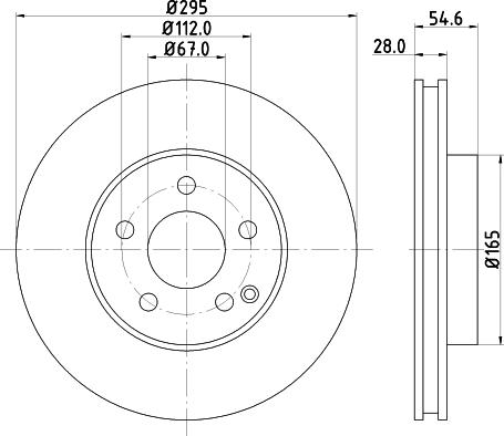 DON PCD10692 - Гальмівний диск autozip.com.ua