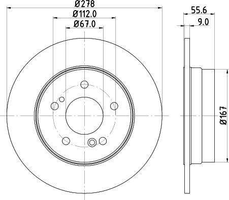 DON PCD10312 - Гальмівний диск autozip.com.ua