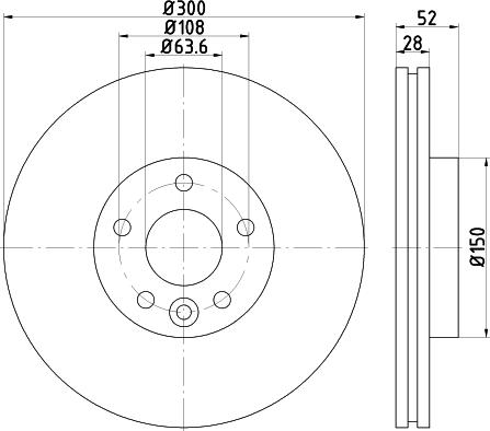 DON PCD18622 - Гальмівний диск autozip.com.ua