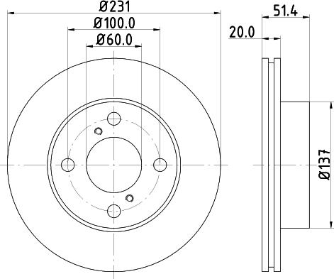 DON PCD18802 - Гальмівний диск autozip.com.ua