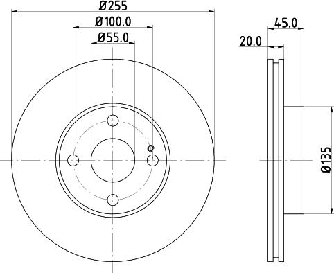 DON PCD18212 - Гальмівний диск autozip.com.ua