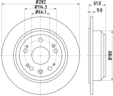 DON PCD13962 - Гальмівний диск autozip.com.ua