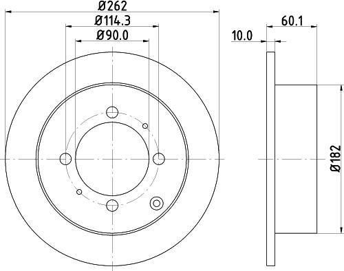 DON PCD13502 - Гальмівний диск autozip.com.ua