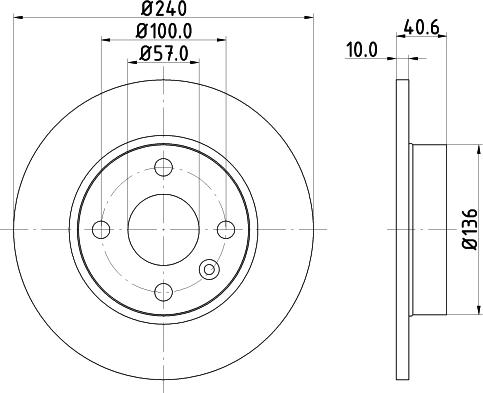 DON PCD13512 - Гальмівний диск autozip.com.ua