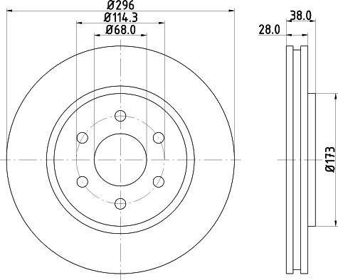 DON PCD13772 - Гальмівний диск autozip.com.ua