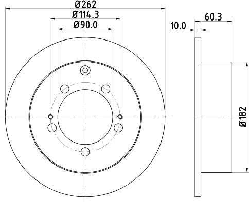 DON PCD12652 - Гальмівний диск autozip.com.ua