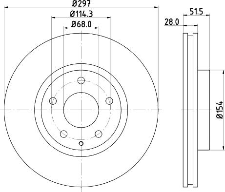 DON PCD12282 - Гальмівний диск autozip.com.ua