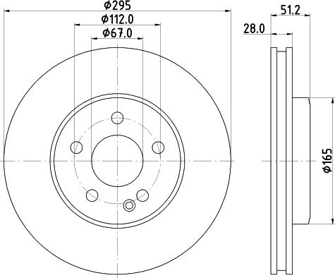 DON PCD12232 - Гальмівний диск autozip.com.ua