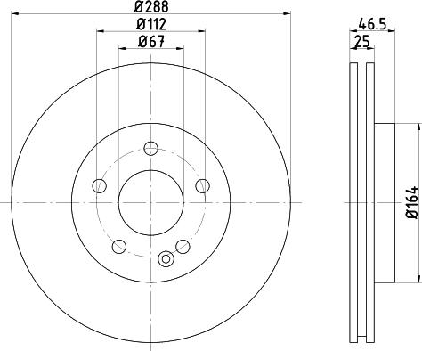 DON PCD17092 - Гальмівний диск autozip.com.ua