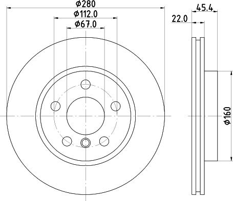 DON PCD20662 - Гальмівний диск autozip.com.ua