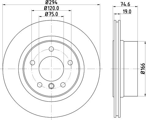 DON PCD21542 - Гальмівний диск autozip.com.ua