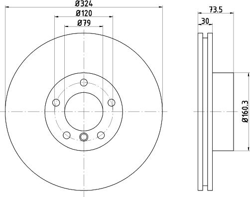 DON PCD21111 - Гальмівний диск autozip.com.ua