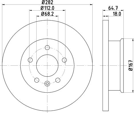 DON PCD21392 - Гальмівний диск autozip.com.ua