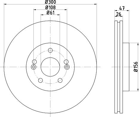 DON PCD21312 - Гальмівний диск autozip.com.ua