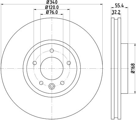 DON PCD21371 - Гальмівний диск autozip.com.ua