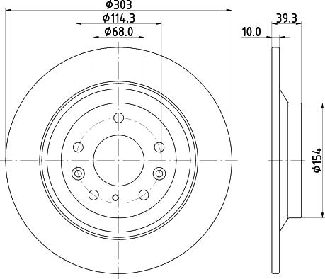 DON PCD21772 - Гальмівний диск autozip.com.ua