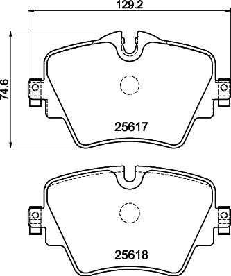 DON PCP1992 - Гальмівні колодки, дискові гальма autozip.com.ua