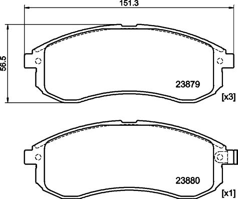 DON PCP1947 - Гальмівні колодки, дискові гальма autozip.com.ua