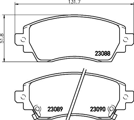 DON PCP1916 - Гальмівні колодки, дискові гальма autozip.com.ua